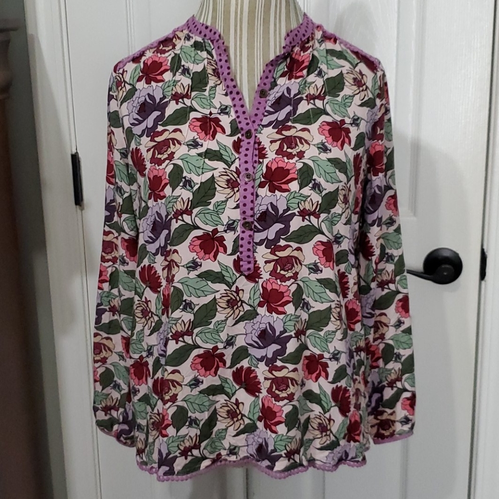 Matilda Jane Dusk Dawn floral polka dot